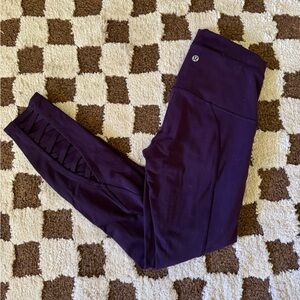 Lululemon purple ballet leggings
